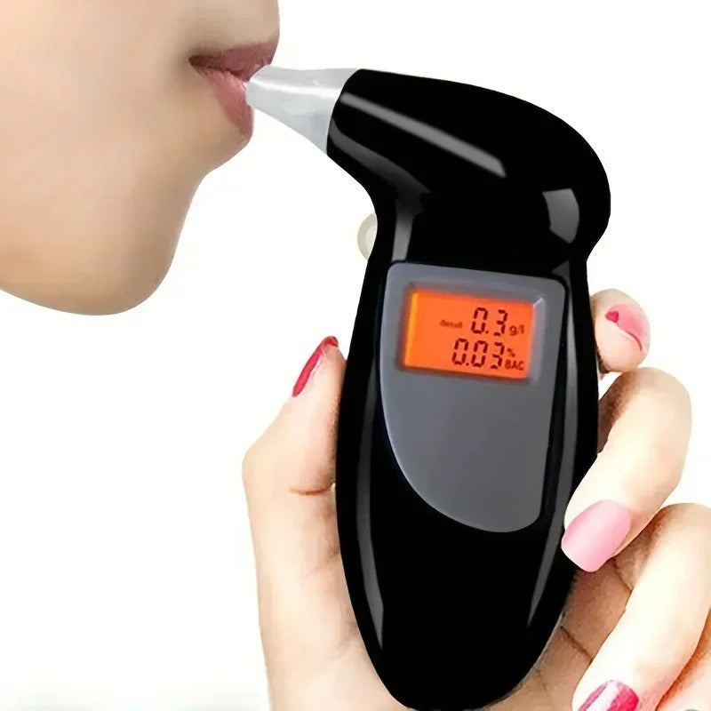 Portable Digital Breath Tester Handheld Breathalyzer Alcohol Test, Set Car Tools
