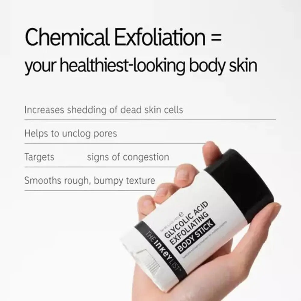 Exfoliating Body Stick Glycolic Acid 45 g Smooth Skin Care for Dry Rough Skin