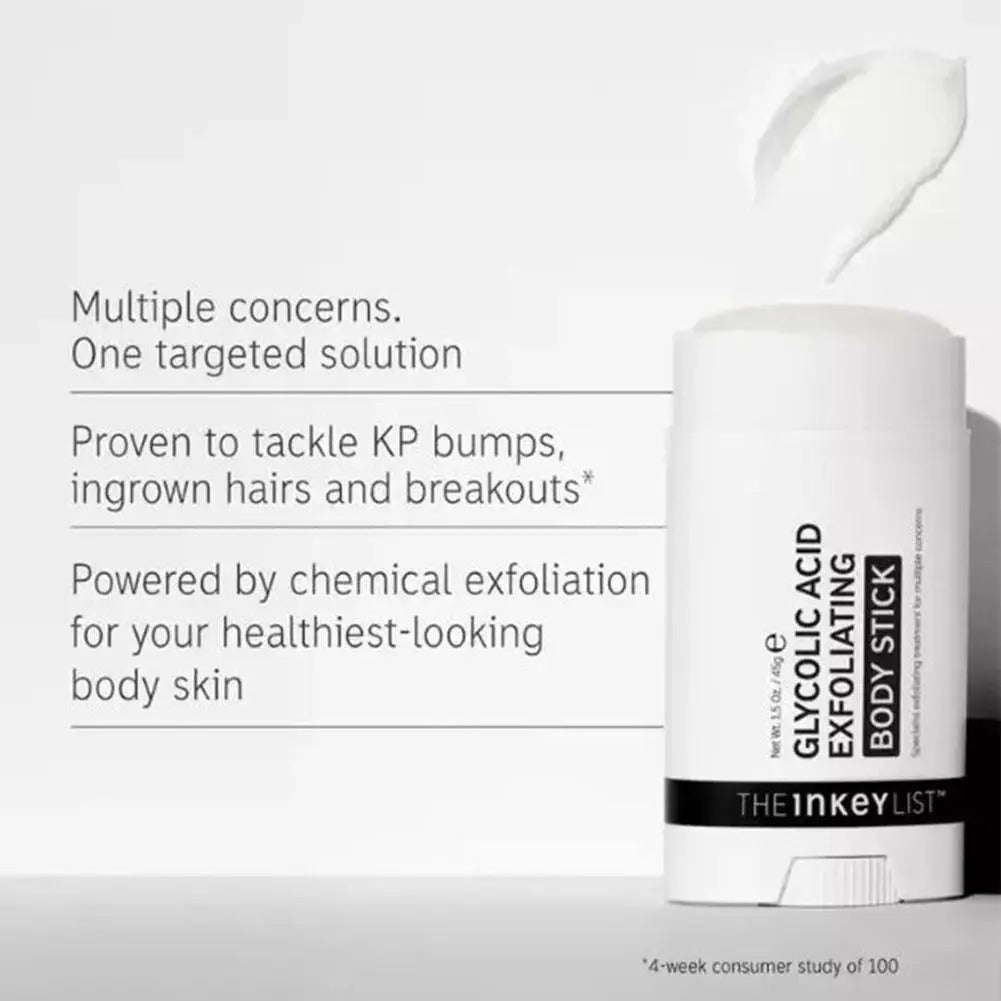 Exfoliating Body Stick Glycolic Acid 45 g Smooth Skin Care for Dry Rough Skin