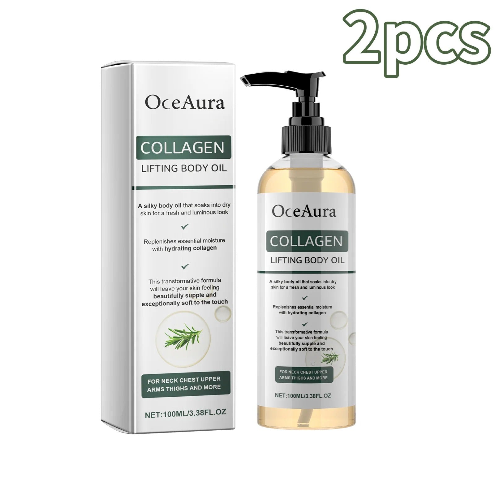 Collagen Firming Body Oil Deeply Hydrating and Nourishing Gentle 100g